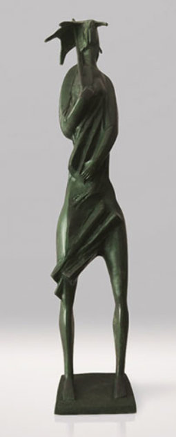 Rain Bronze Sculpture 1995 27 in Sculpture by Semion Rabinkov