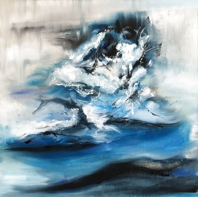 Sleeping Waves 2019 28x28 Original Painting by Alexander Radtke