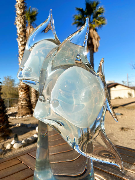 Untitled Murano Glass Sculpture  - 19 in —Huge Sculpture by Elio Raffaeli