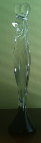 Lovers Glass Sculpture Sculpture - Elio Raffaeli