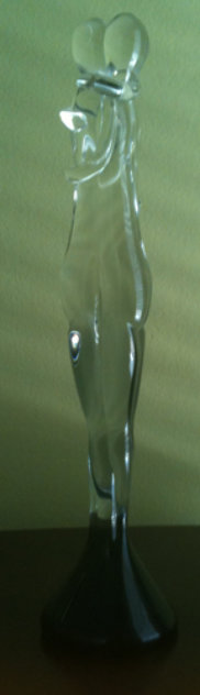 Lovers Glass Sculpture Sculpture by Elio Raffaeli