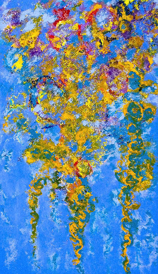 Melodious Waves 60x36 Original Painting by Chitra Ramanathan Melodious Waves 60x36 Original Painting by Chitra Ramanathan