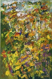 Eden 36x24 Original Painting - Chitra Ramanathan