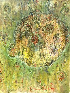 Sublimation 1999 39x37 Original Painting - Chitra Ramanathan Sublimation 1999 39x37 Original Painting - Chitra Ramanathan