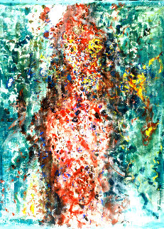 Exaltation 2013 69x53 Original Painting - Chitra Ramanathan Exaltation 2013 69x53 Original Painting - Chitra Ramanathan