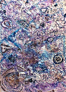 Paisley Dreams 75x54 Super Huge Original Painting - Chitra Ramanathan Paisley Dreams 75x54 Super Huge Original Painting - Chitra Ramanathan