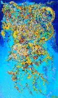 Joyful Musings 60x36 Huge Original Painting by Chitra Ramanathan - 0 Joyful Musings 60x36 Huge Original Painting by Chitra Ramanathan - 0