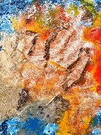 Driving Forces 2022 36x24 Original Painting by Chitra Ramanathan - 2 Driving Forces 2022 36x24 Original Painting by Chitra Ramanathan - 2