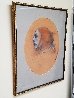 Woman in a Beehive Hat 1974 28x23 Original Painting by Ramon Santiago - 1