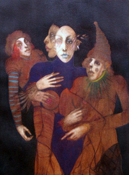 Multi-facet 1974 40x34 Original Painting by Ramon Santiago Multi-facet 1974 40x34 Original Painting by Ramon Santiago