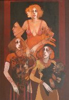 Mother Image 66x46 Super Huge Original Painting by Ramon Santiago - 1 Mother Image 66x46 Super Huge Original Painting by Ramon Santiago - 1