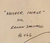 Mother Image 66x46 Super Huge Original Painting by Ramon Santiago - 3 Mother Image 66x46 Super Huge Original Painting by Ramon Santiago - 3