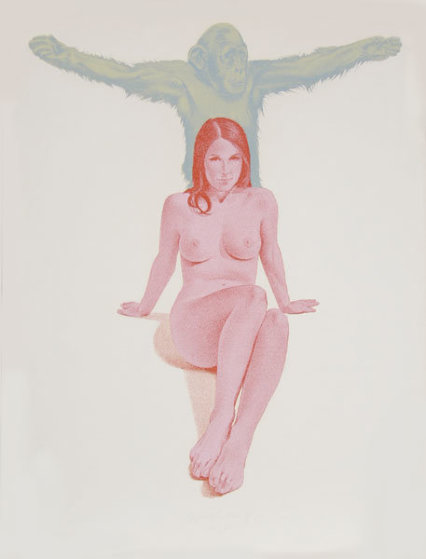 Chimpanzee 1971 Limited Edition Print by Melvin John Ramos Chimpanzee 1971 Limited Edition Print by Melvin John Ramos