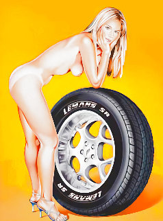 Tyra Tyre AP 2004 Limited Edition Print - Melvin John Ramos