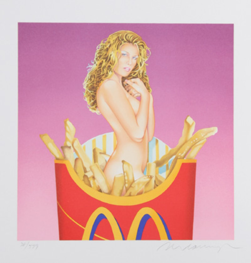 Fraulein French Fries 2002 Limited Edition Print by Melvin John Ramos Fraulein French Fries 2002 Limited Edition Print by Melvin John Ramos
