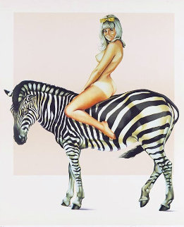 Zebra 1979 Limited Edition Print - Melvin John Ramos