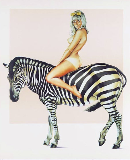Zebra 1979 Limited Edition Print by Melvin John Ramos Zebra 1979 Limited Edition Print by Melvin John Ramos