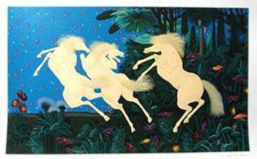 Trio of Horses 1992 Limited Edition Print - Jose Carlos Ramos
