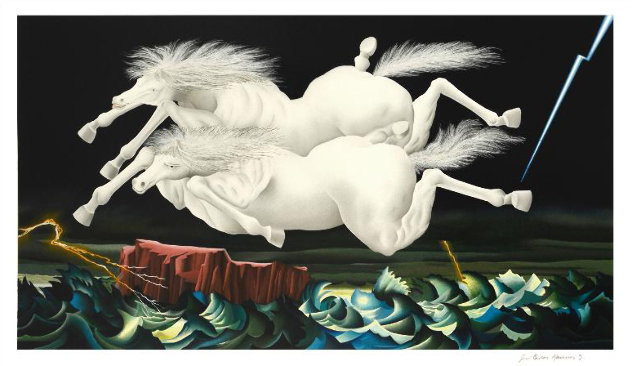 Arriving Together 2006 36x23 Huge Limited Edition Print by Jose Carlos Ramos