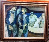 Povera Pesa 1978 39x47 Original Painting by Lucio Ranucci - 1 Povera Pesa 1978 39x47 Original Painting by Lucio Ranucci - 1