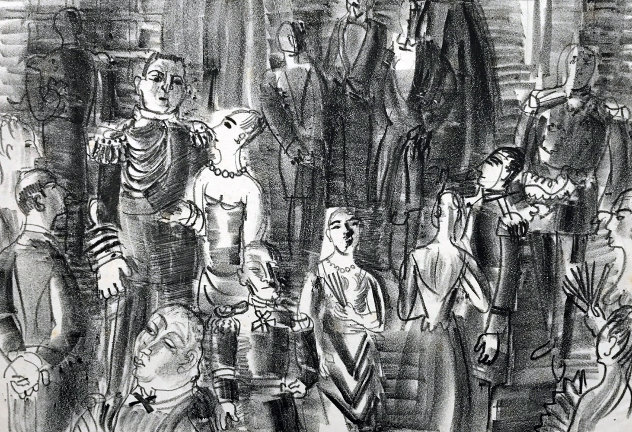 Le Bal Chez L'amiral  1925 HS Limited Edition Print by Raoul Dufy
