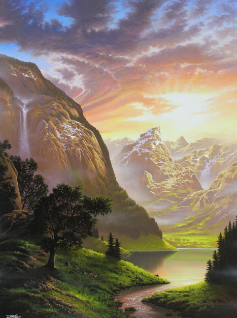 Jon Rattenbury Original Paintings, Watercolors, Drawings And Works