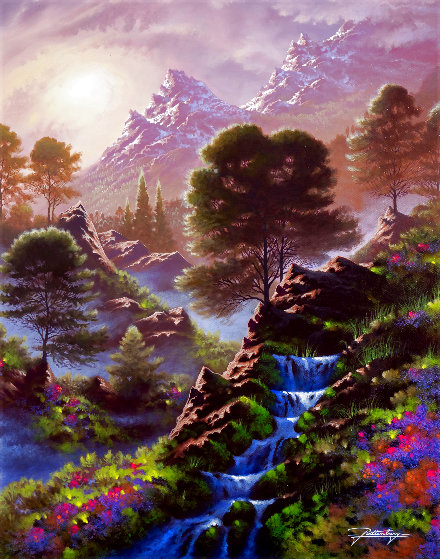 Joy of the New Day Acrylic on Canvas 16x20 by Jon Rattenbury - For Sale ...