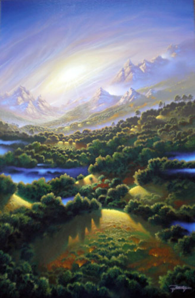 Warmth in My Heart Oil on Canvas by Jon Rattenbury - For Sale on Art ...