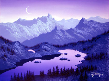 Reflections of Purple 2007 Limited Edition Print - Jon Rattenbury Reflections of Purple 2007 Limited Edition Print - Jon Rattenbury