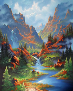 Precious Moment 2003 20x16 Original Painting - Jon Rattenbury Precious Moment 2003 20x16 Original Painting - Jon Rattenbury