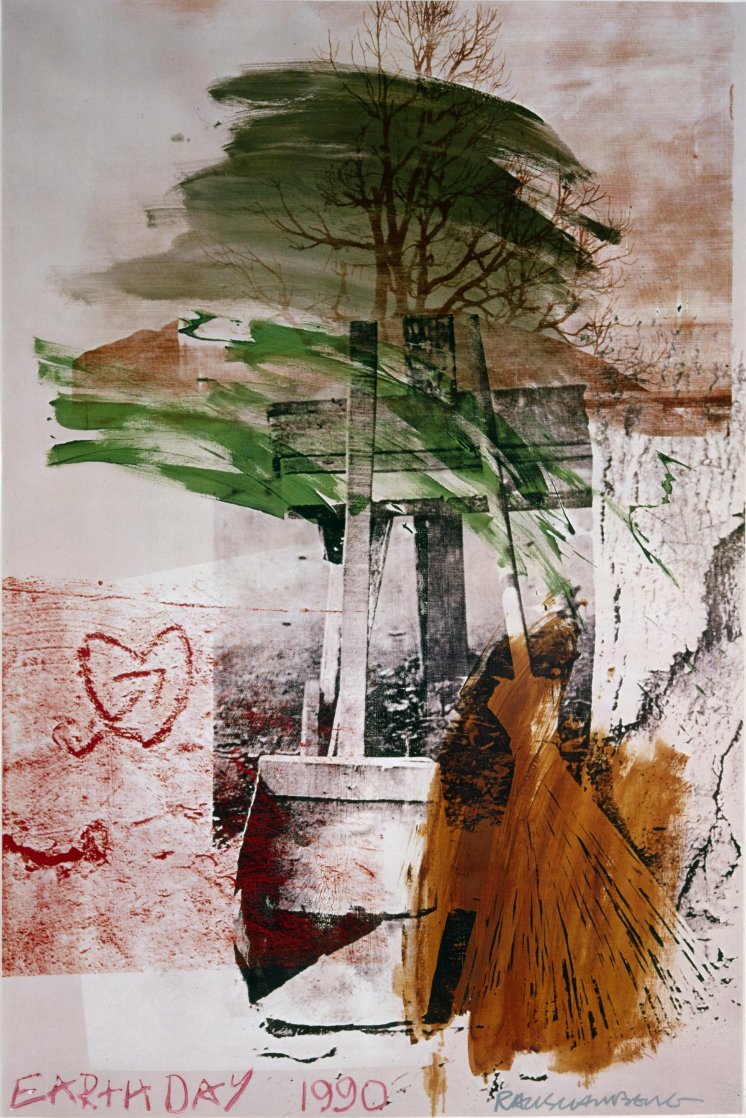 Earth Day 1990 HS  Limited Edition Print by Robert Rauschenberg