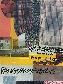 Richard Hines Gallery, Seattle 1997 Limited Edition Print - Robert Rauschenberg Richard Hines Gallery, Seattle 1997 Limited Edition Print - Robert Rauschenberg