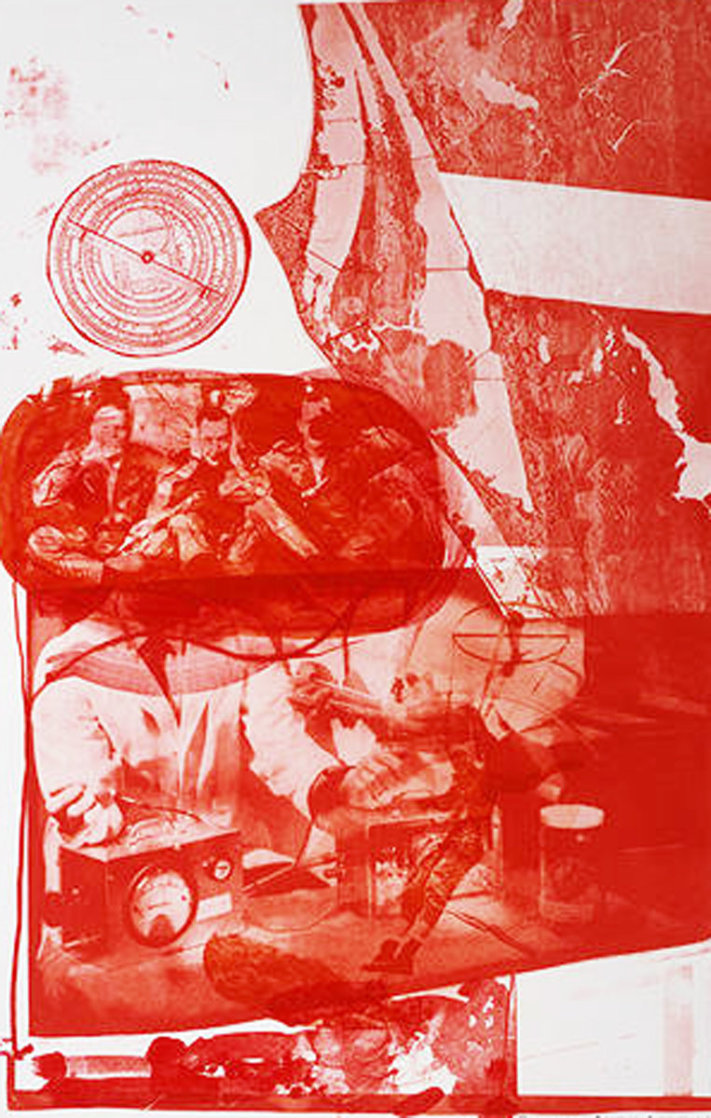 Stoned Moon Ape 1970 by Robert Rauschenberg