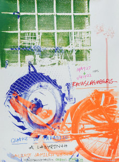 Quake in Paradise 1995 Limited Edition Print - Robert Rauschenberg Quake in Paradise 1995 Limited Edition Print - Robert Rauschenberg