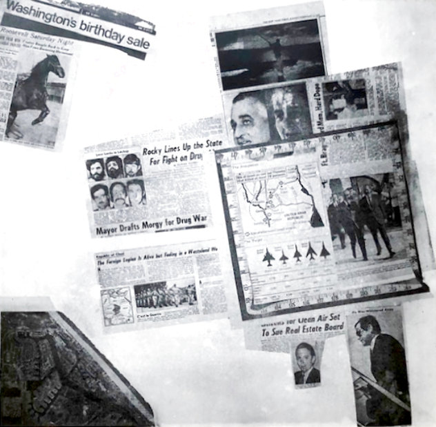 Features from Currents #57 1970 - Huge HS Limited Edition Print by Robert Rauschenberg