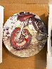 Motorcycle Wheel Porcelain Plate 1997 11 in Other by Robert Rauschenberg - 1