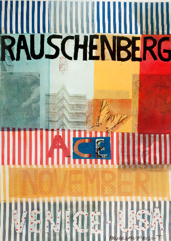 Ace Venice USA 1977 - Huge - California Limited Edition Print - Robert Rauschenberg