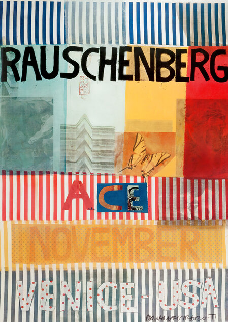 Ace Venice USA 1977 - Huge - California HS Limited Edition Print by Robert Rauschenberg Ace Venice USA 1977 - Huge - California HS Limited Edition Print by Robert Rauschenberg
