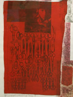More Distant Visible Part of the Red Sea - 1979 Limited Edition Print by Robert Rauschenberg - 0 More Distant Visible Part of the Red Sea - 1979 Limited Edition Print by Robert Rauschenberg - 0