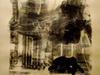 Earth Tie, from Stoned Moon series - 1969 Limited Edition Print by Robert Rauschenberg - 1 Earth Tie, from Stoned Moon series - 1969 Limited Edition Print by Robert Rauschenberg - 1