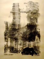 Earth Tie, from Stoned Moon series - 1969 Limited Edition Print by Robert Rauschenberg - 0 Earth Tie, from Stoned Moon series - 1969 Limited Edition Print by Robert Rauschenberg - 0