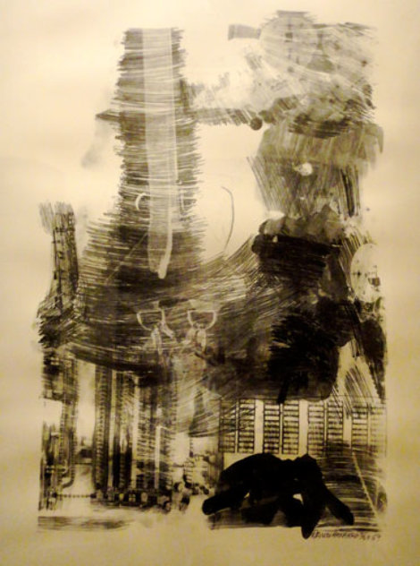 Earth Tie, from Stoned Moon series - 1969 HS Limited Edition Print by Robert Rauschenberg