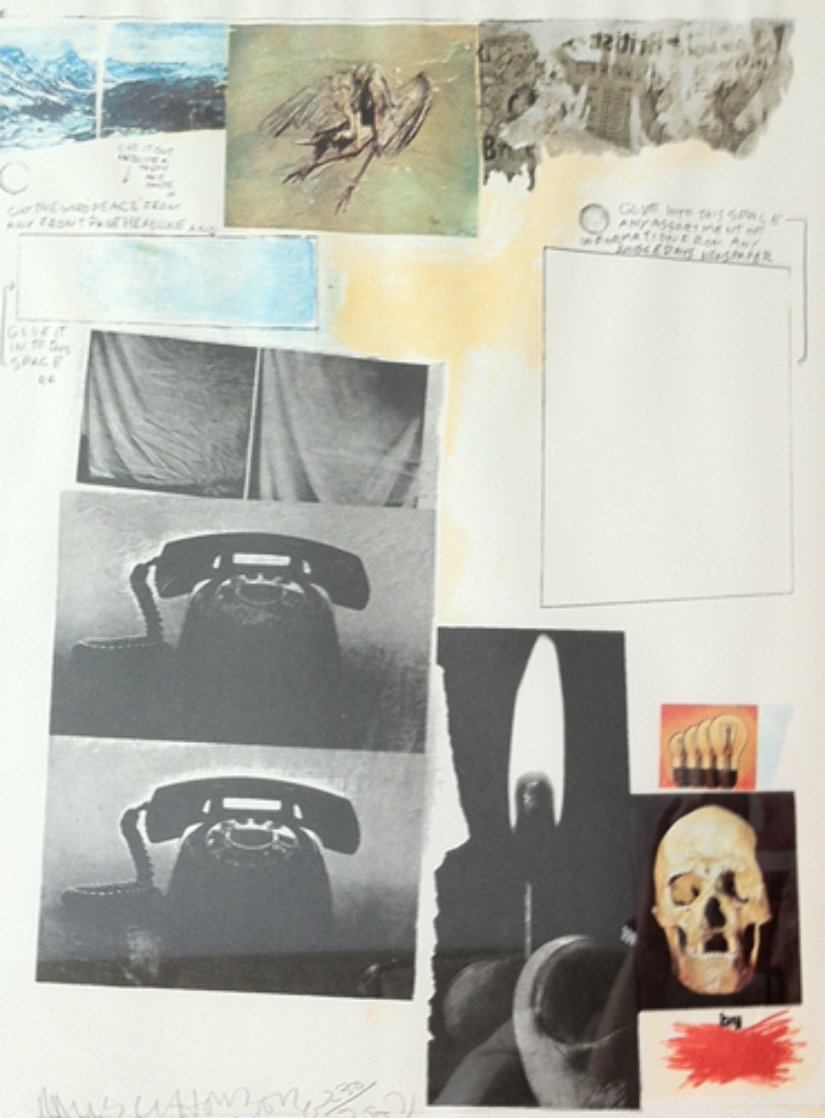Poster for Peace - 1970 HS  Limited Edition Print by Robert Rauschenberg