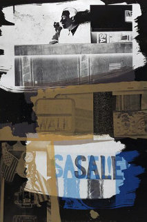 Fence - 1992 Limited Edition Print - Robert Rauschenberg Fence - 1992 Limited Edition Print - Robert Rauschenberg