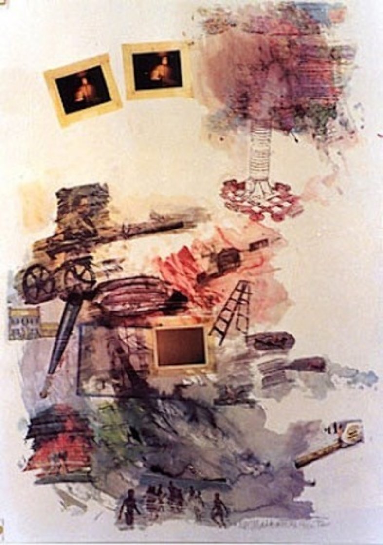 Lichen 1972 Limited Edition Print by Robert Rauschenberg Lichen 1972 Limited Edition Print by Robert Rauschenberg