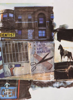 L. A. Uncovered #10 1998 Limited Edition Print - Robert Rauschenberg L. A. Uncovered #10 1998 Limited Edition Print - Robert Rauschenberg