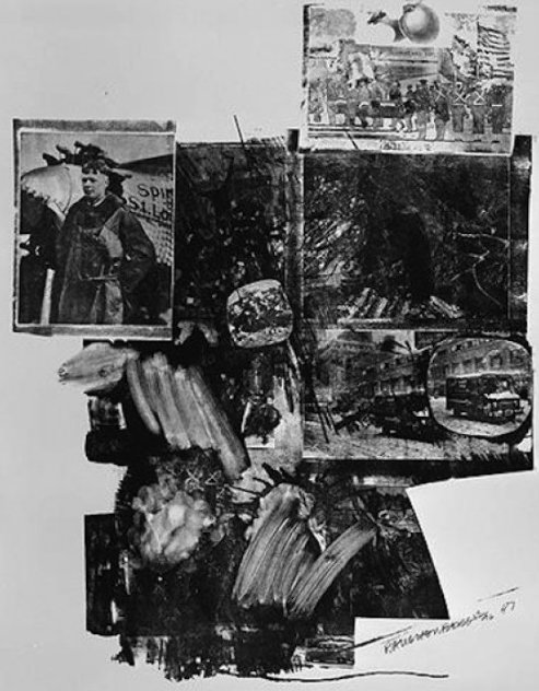 Test Stone #2, From Booster And 7 Studies AP 1967 HS Limited Edition Print by Robert Rauschenberg