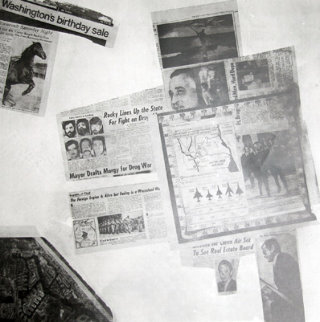 Features From Currents, #57 1970 Limited Edition Print - Robert Rauschenberg Features From Currents, #57 1970 Limited Edition Print - Robert Rauschenberg
