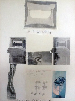 Untitled Lithograph PP 1979 Limited Edition Print - Robert Rauschenberg Untitled Lithograph PP 1979 Limited Edition Print - Robert Rauschenberg
