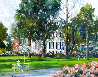 West Forsyth Park 1990 22x26 - Savannah, Georgia Original Painting by Ray Ellis - 0